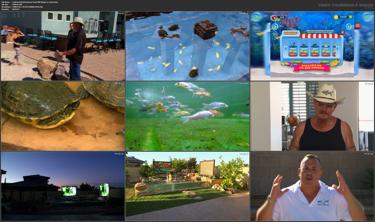 Tanked S12E10 Extreme Pond Off! Wayde vs. Brett.mkv