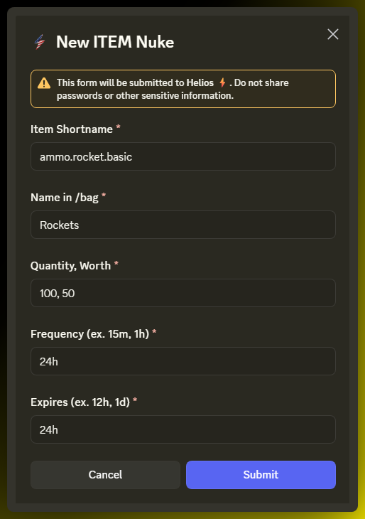 kit nuke ex