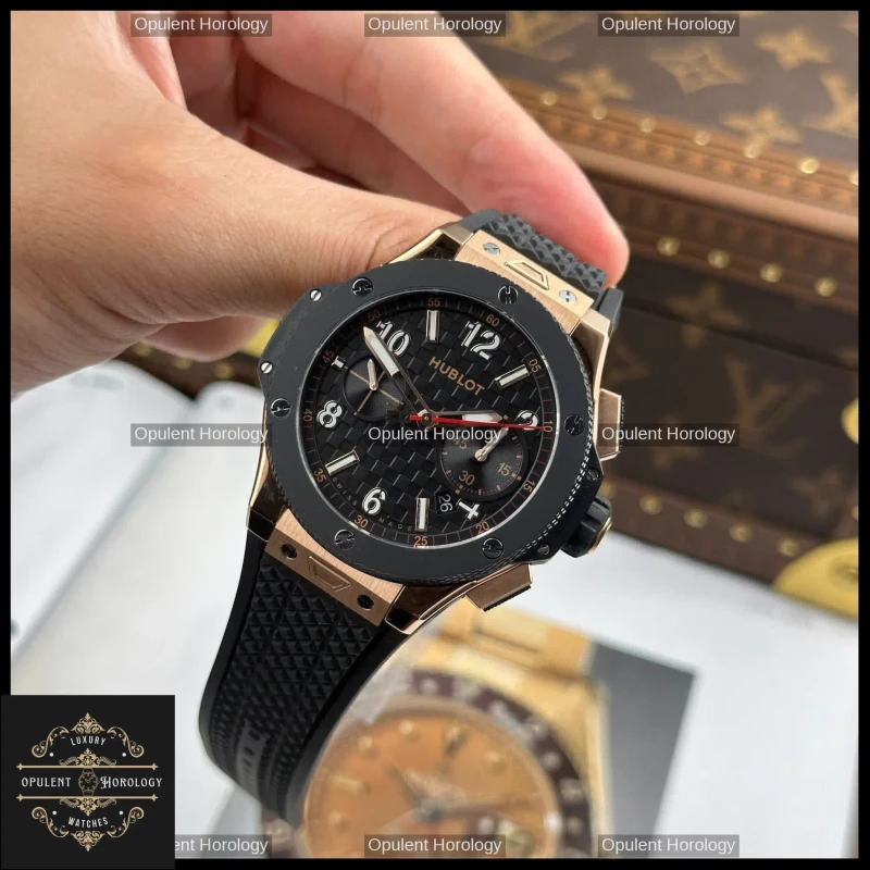 Hublot Big Bang 20th Anniversary King Gold Ceramic Automatic Chronograph Watch 43mm