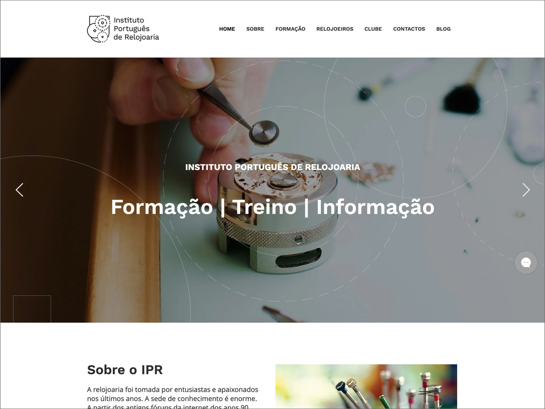 Parceria e lançamento Instituto Português de Relojoaria Sscreencapture-institutoportuguesderelojoaria-pt-2020-12-02-23-08-20