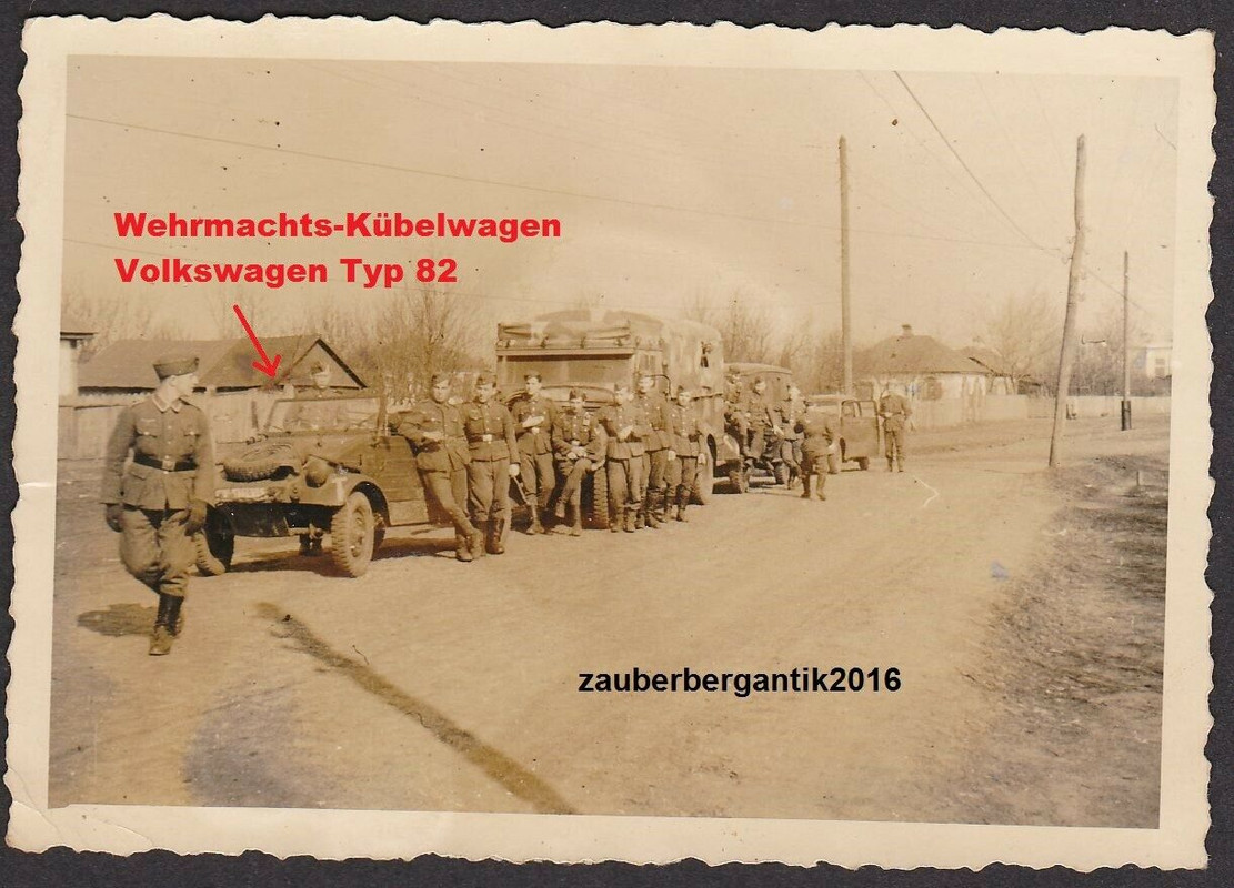 Foto Wehrmacht Technik Kübelwagen Vormarsch Konotop Ostfront Ukr