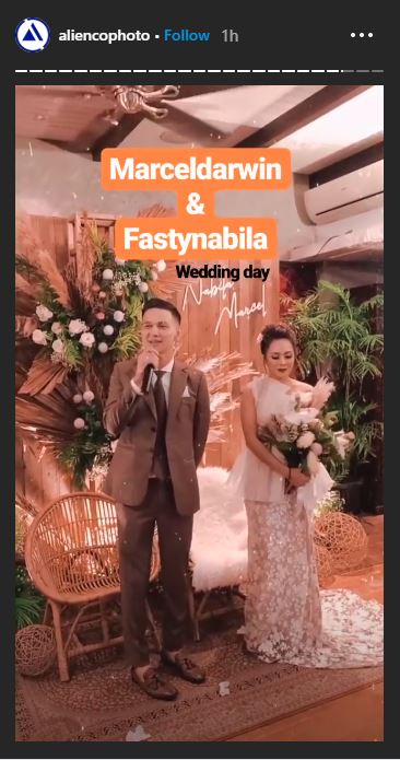 Pernikahan Marcell Darwin dan Nabila Faisal
