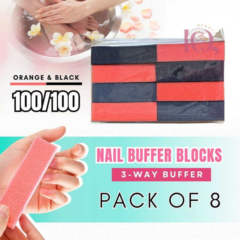 Dixon Buffer 3 Way Block PACK OF 8 - Orange Black 100/100