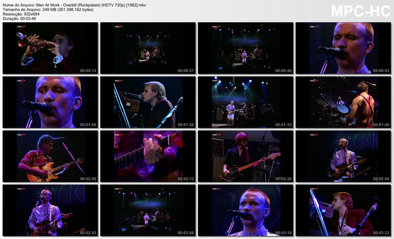 Men At Work - Overkill (Rockpalast) (HDTV 720p) [1982]