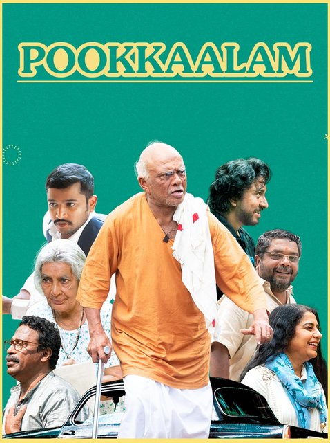  Pookkaalam (2023) 1080p HDRip South Movie ORG. [Dual Audio] [Hindi or Malayalam] x264 ESubs [2.7GB] Full Movie Download