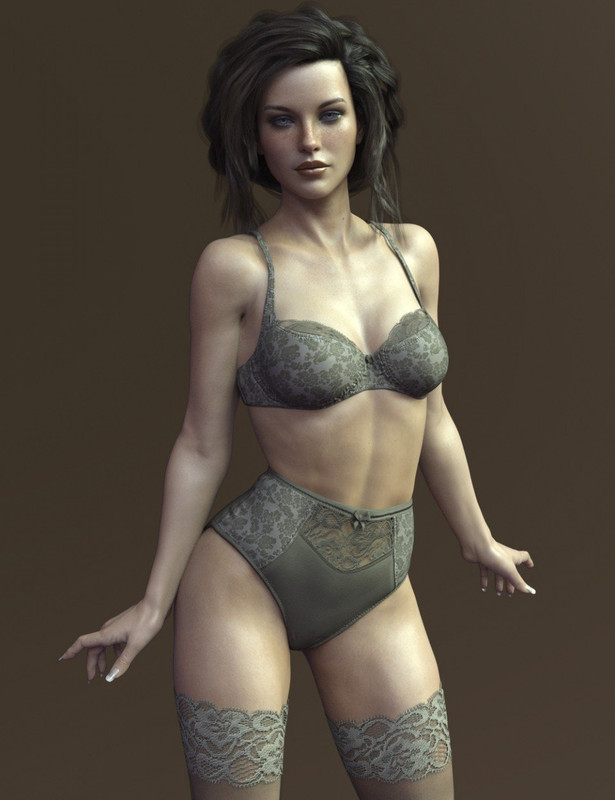 X-Fashion Muse Lingerie for Genesis 8 Female(s)