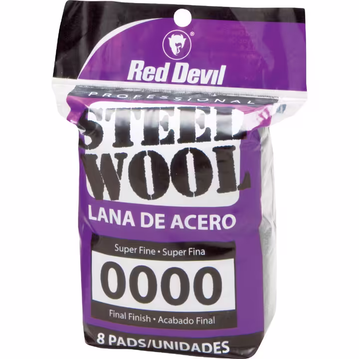 Red Devil steel wool pads for cleaning