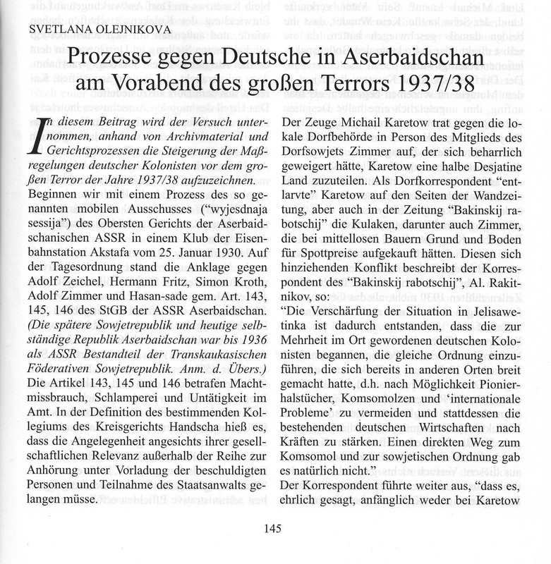 Deutsche in Azerbayjan