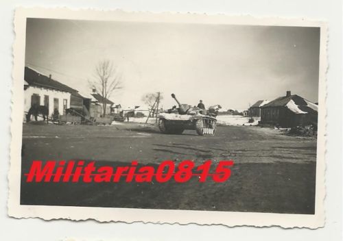 Foto 2 WK FRont Foto Stug Sturmgeschütz Langrohr