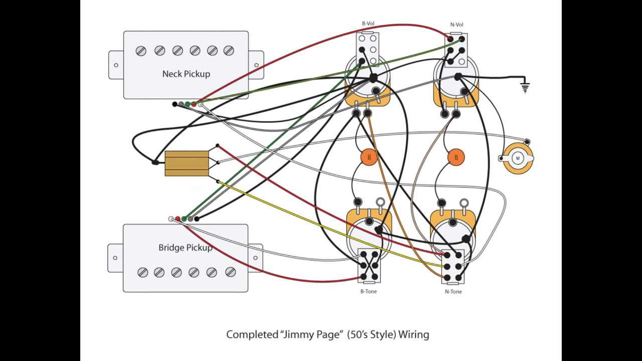 Les Paul Jimmy Page Wiring