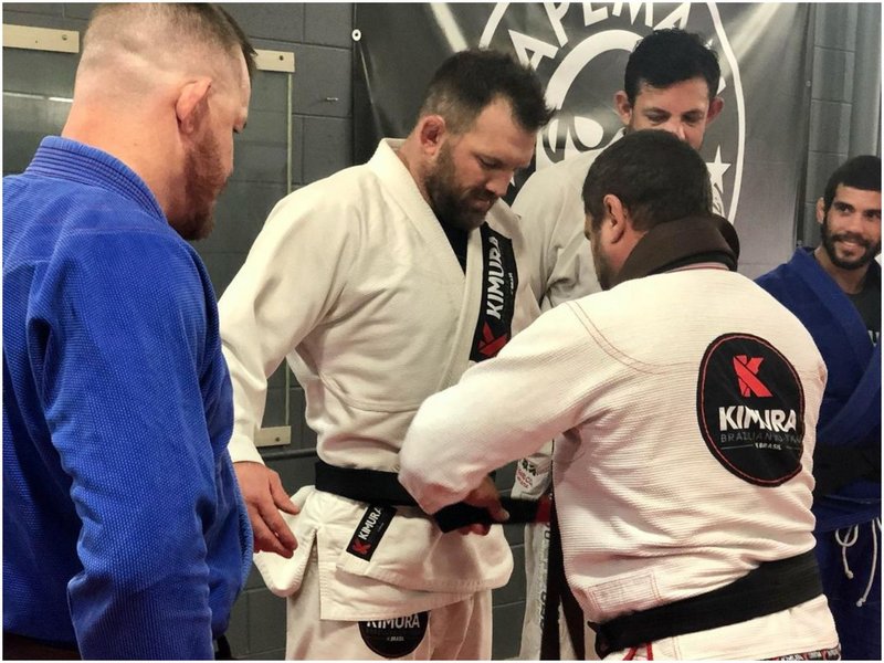 Райън Бейдър получи черен колан в BJJ