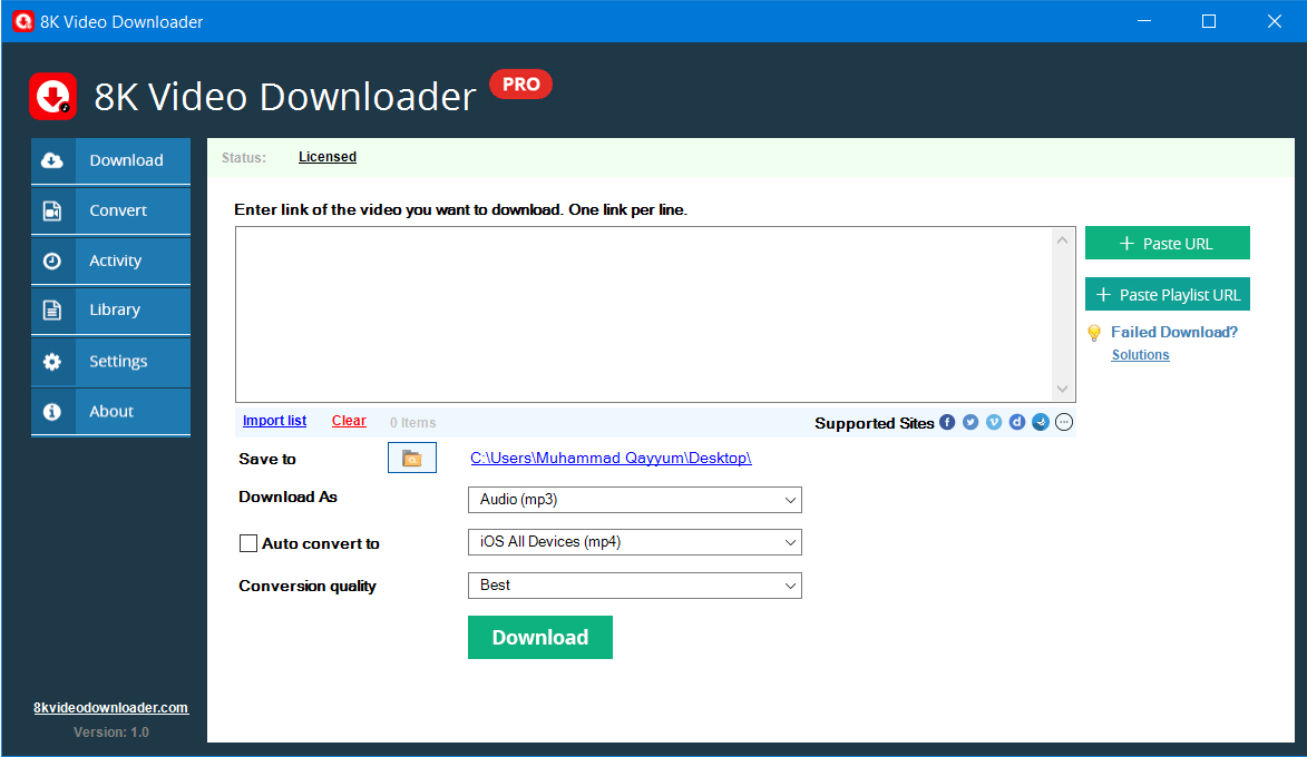 8K Video Downloader 150