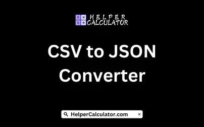 CSV to JSON Converter