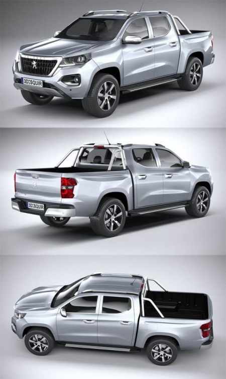 Peugeot Landtrek 2021 3D Model