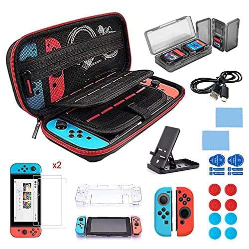 Amazon VOICEPTT Estuche Kit de Accesorios Nintendo Switch Oferta Flash 
