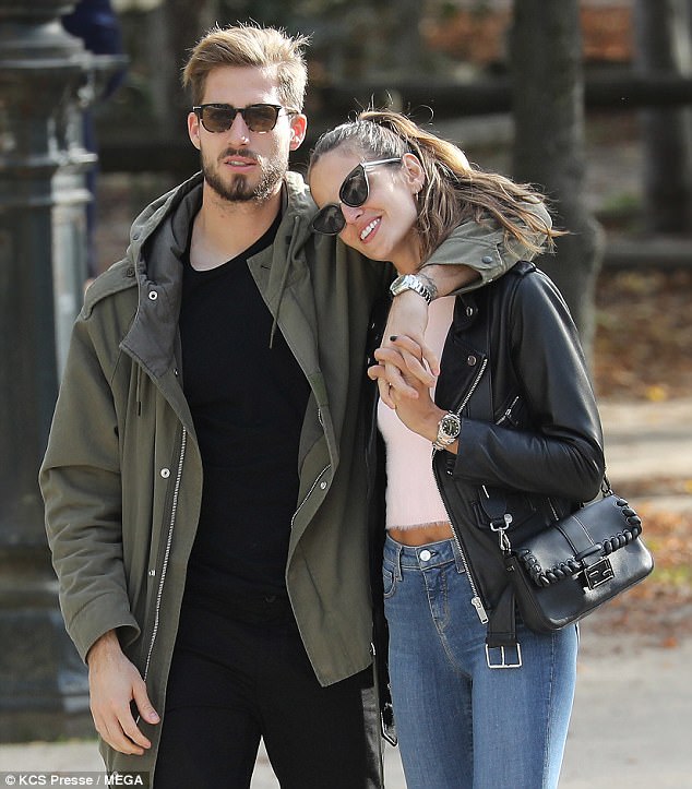 Kevin Trapp and Izabel Goulart