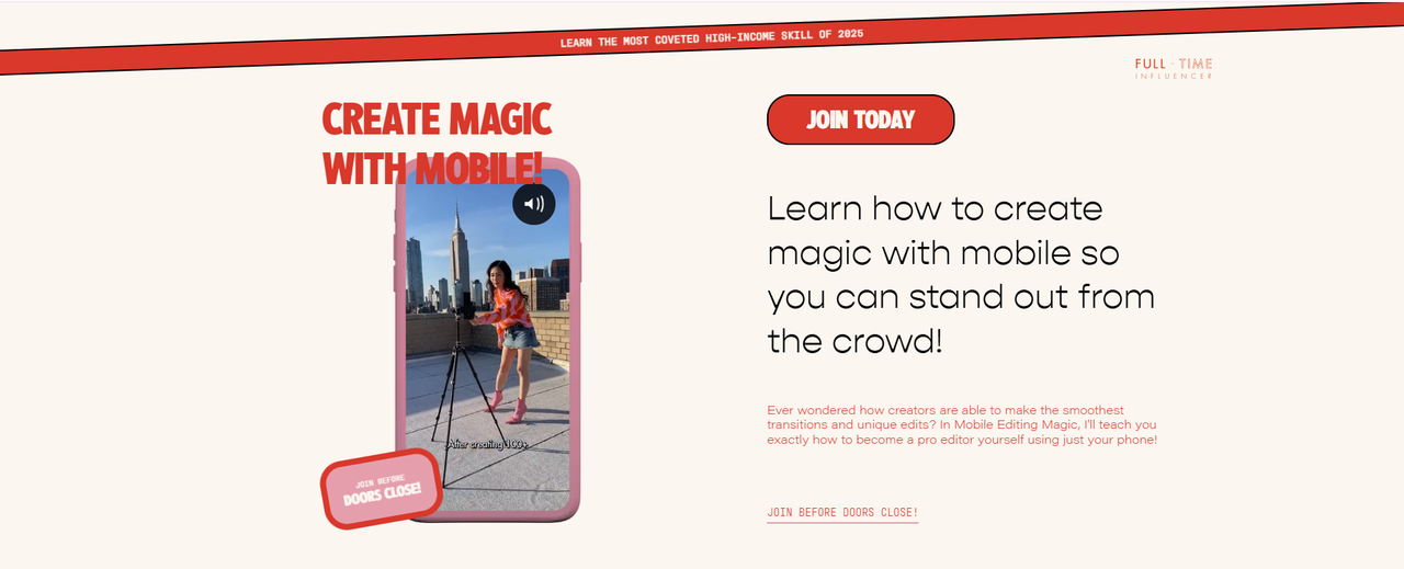 Tina Lee – Mobile Editing Magic