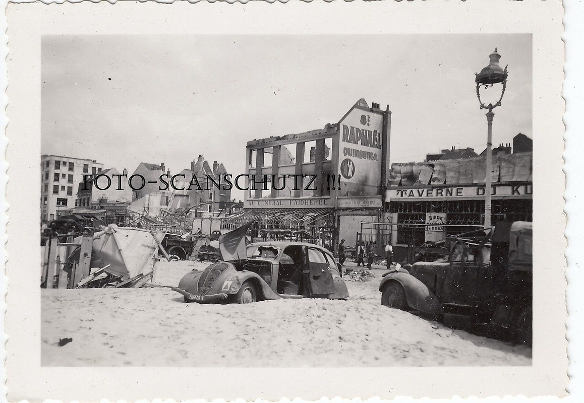 Dunkerque Dünkirchen englische Kriegstechnik zer
