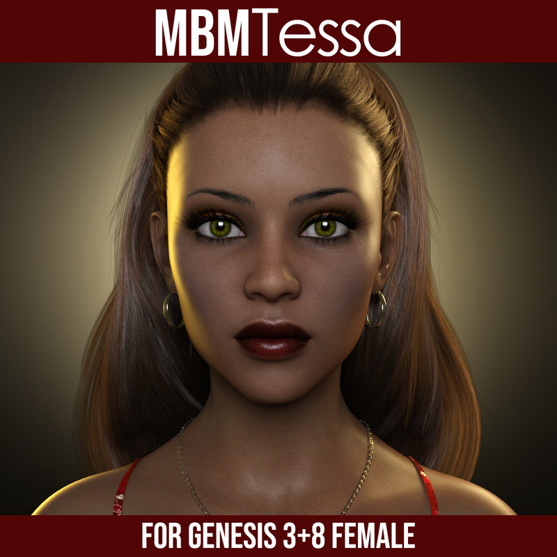 MbM Tessa for Genesis 3 & 8 Female