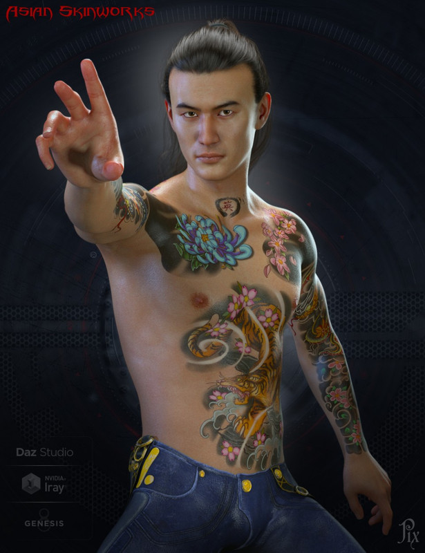 asian skinworks lie tattoos for genesis 3 and 8 males 00 main da