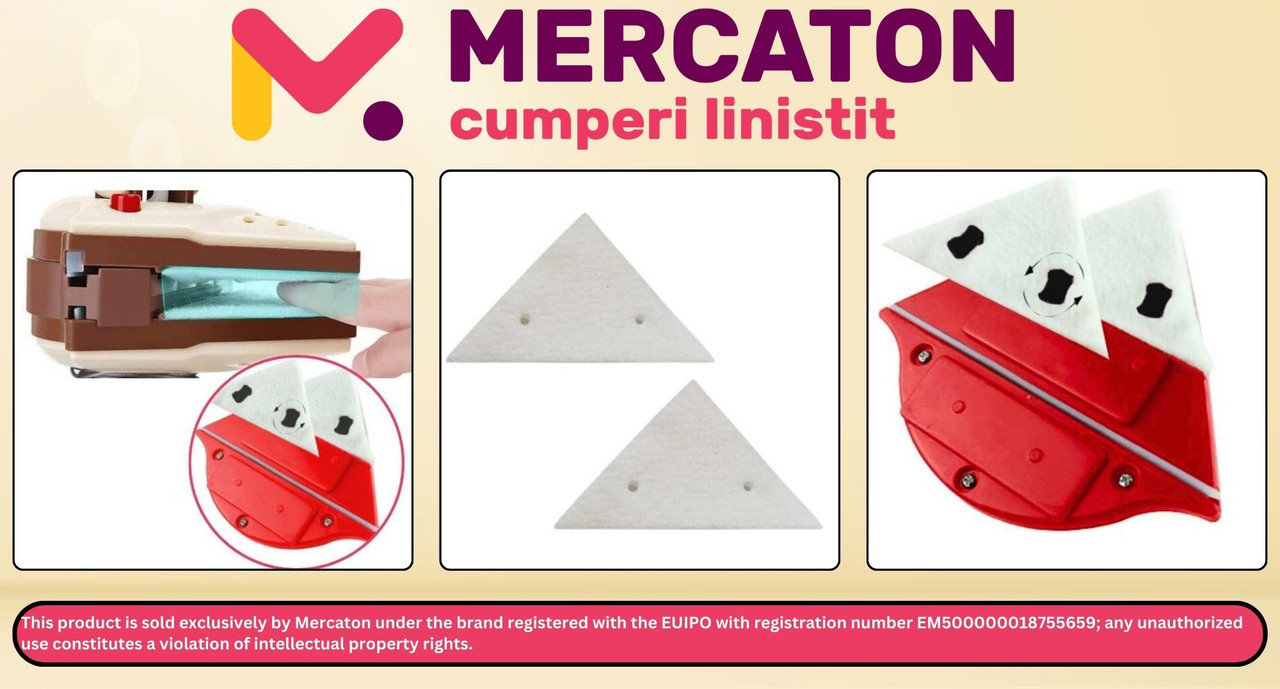 Set 2 buc Bureti de Rezerva Mercaton pentru Spalator Geamuri Dublu cu Magnet