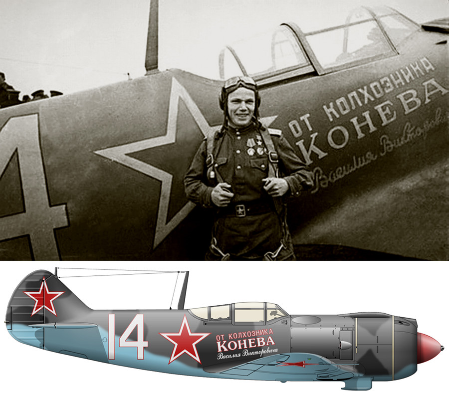 Lavochkin-La-5F-178GvIAP-White-14-with-HSU-LtCol-Ivan-Nikitovich-Kozhedub-Jun-1944-0A