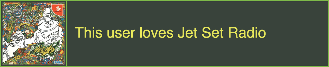 this user loves jet set radio
