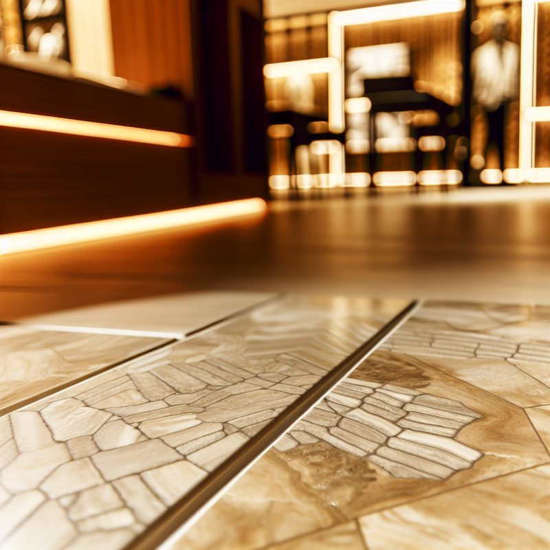 Интерьер с керамогранитом Kerama Marazzi, гармония освещения и структуры плитки, уютная современность