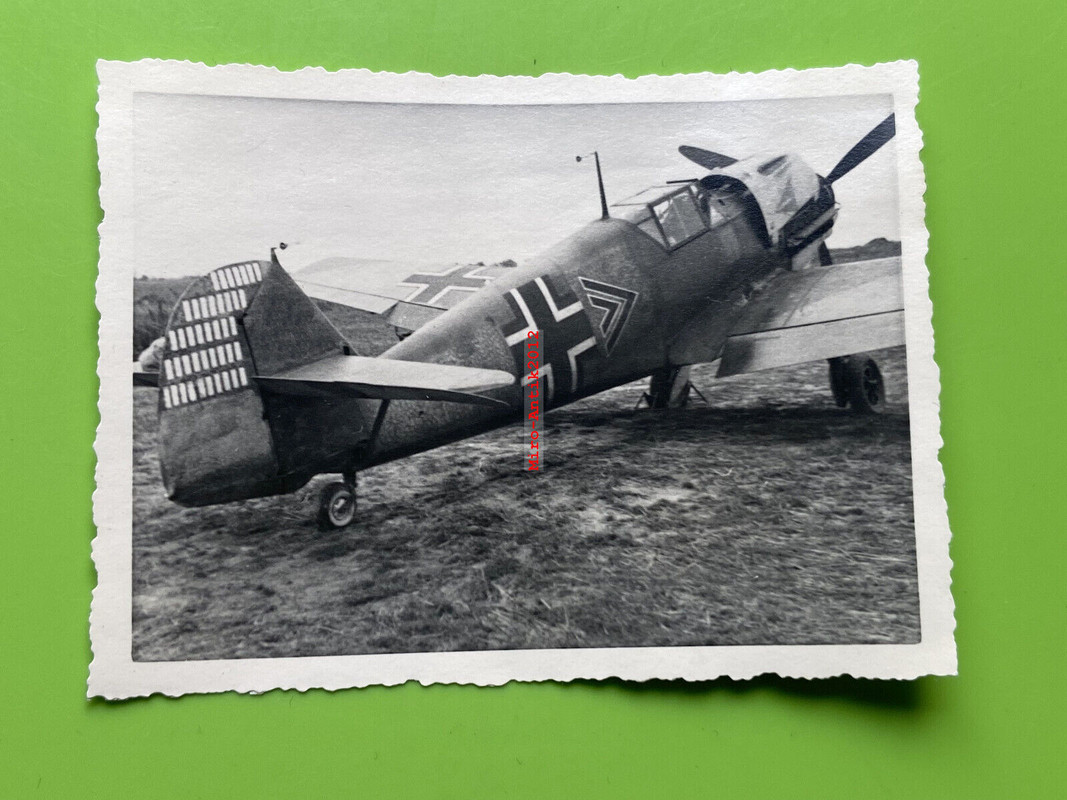 Foto aus Nachlass Pilot Hans Tilly, Messerschmitt Bf 109, Abschussbalken(N)50834