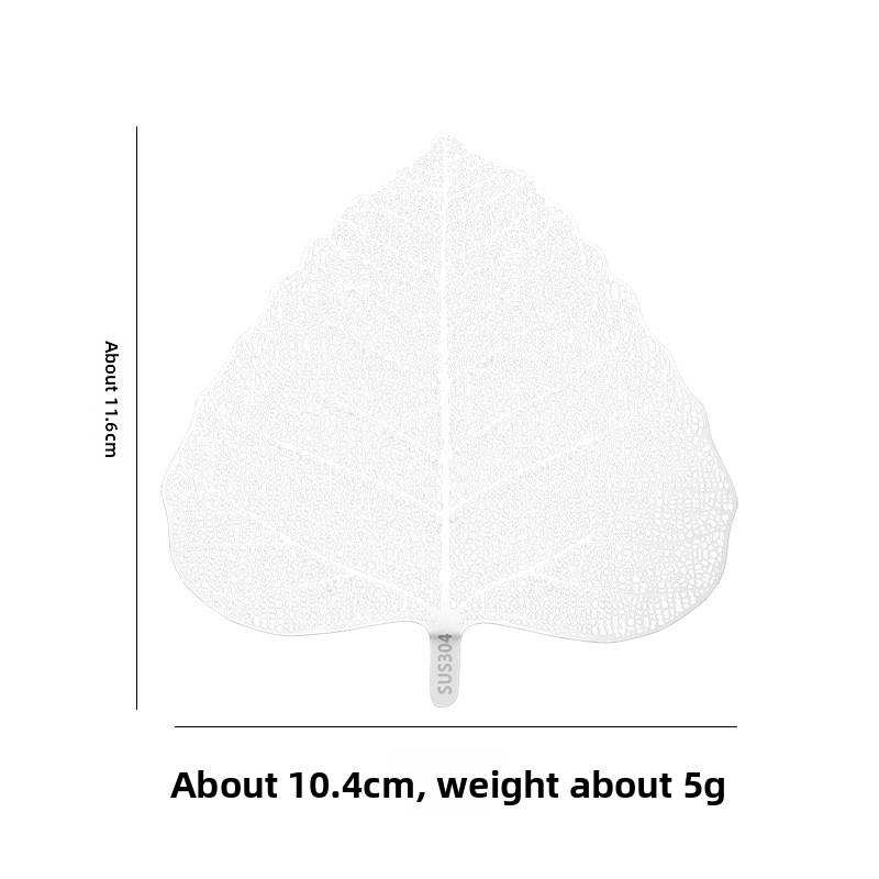 5-PCS Silver 304 Stainless Steel Bodhi Leaf Tea Strainer Creative Fine Mesh Tea Filter Infuser for Loose Leaf Tea global Home Tea Set Accessory