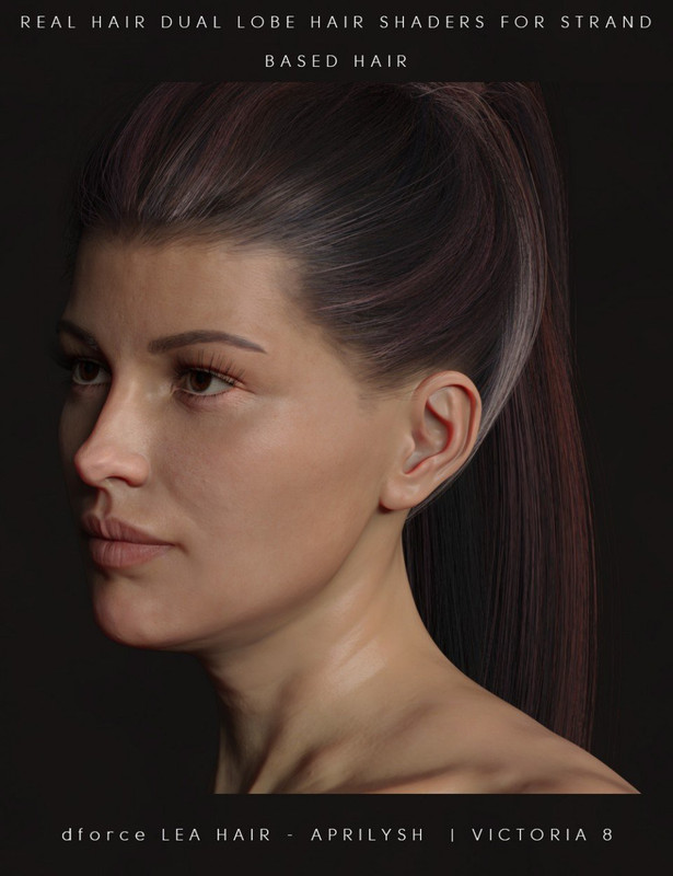 Real Hair Shaders for dForce and Strand-Based Hairs Real Hair Shaders for dForce and Strand-Based Hairs