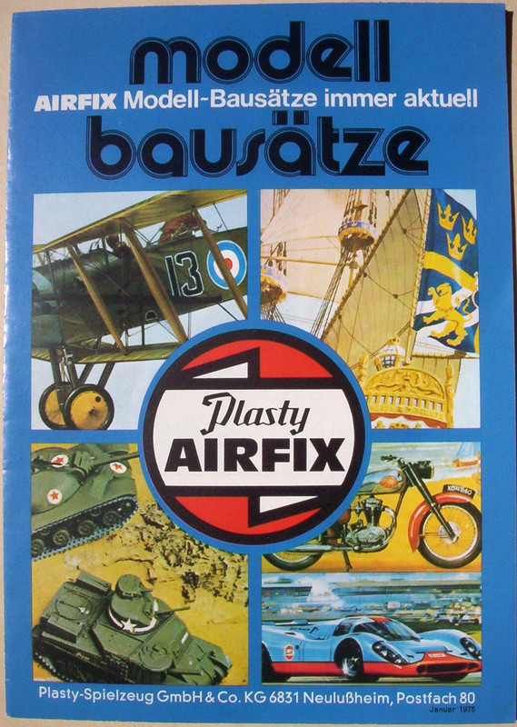 Plasty Airfix Leaflet Jan. 1975