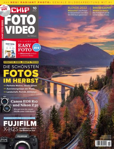 Cover: Chip Foto Video Magazin Oktober No 10 2022 Cover: Chip Foto Video Magazin Oktober No 10 2022