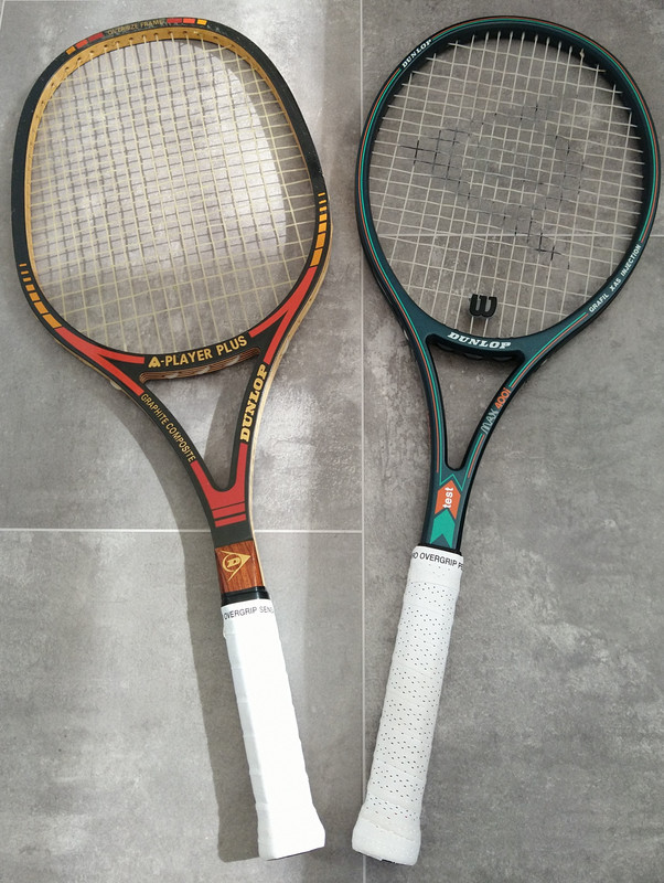 Raquette De Tennis Vintage Dunlop A-Player Graphite Composite L3 - Racket Des Années 80/90