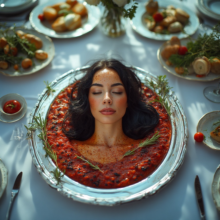 Garden wedding wom served Black hair head 0 10