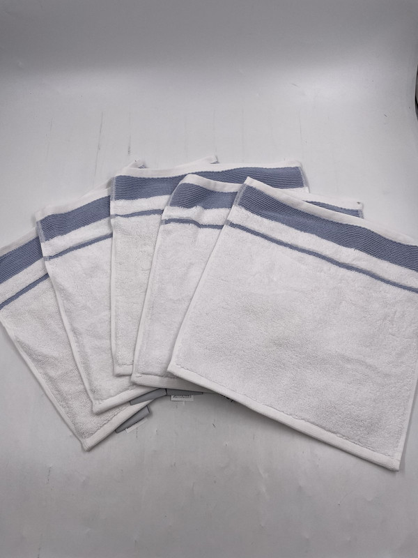 MOLECURE SOFT CARE MULTIPURPOSE USE TOWEL WHITE/BLUE PACK OF 5
