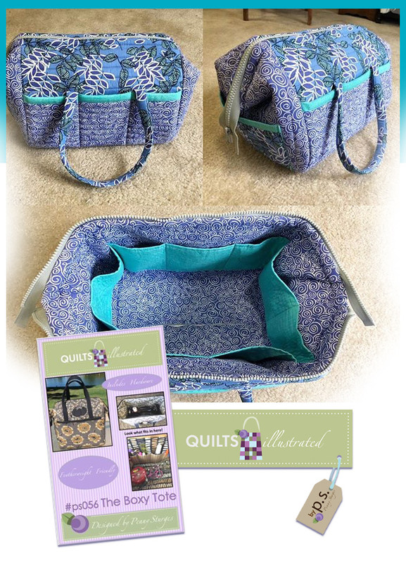 The Boxy Tote by Quiltsillustrated 640213857024 - Quilt in a Day Patterns