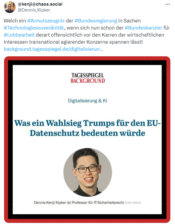 Kritik von Dennis-Kipker Kritik von Dennis-Kipker