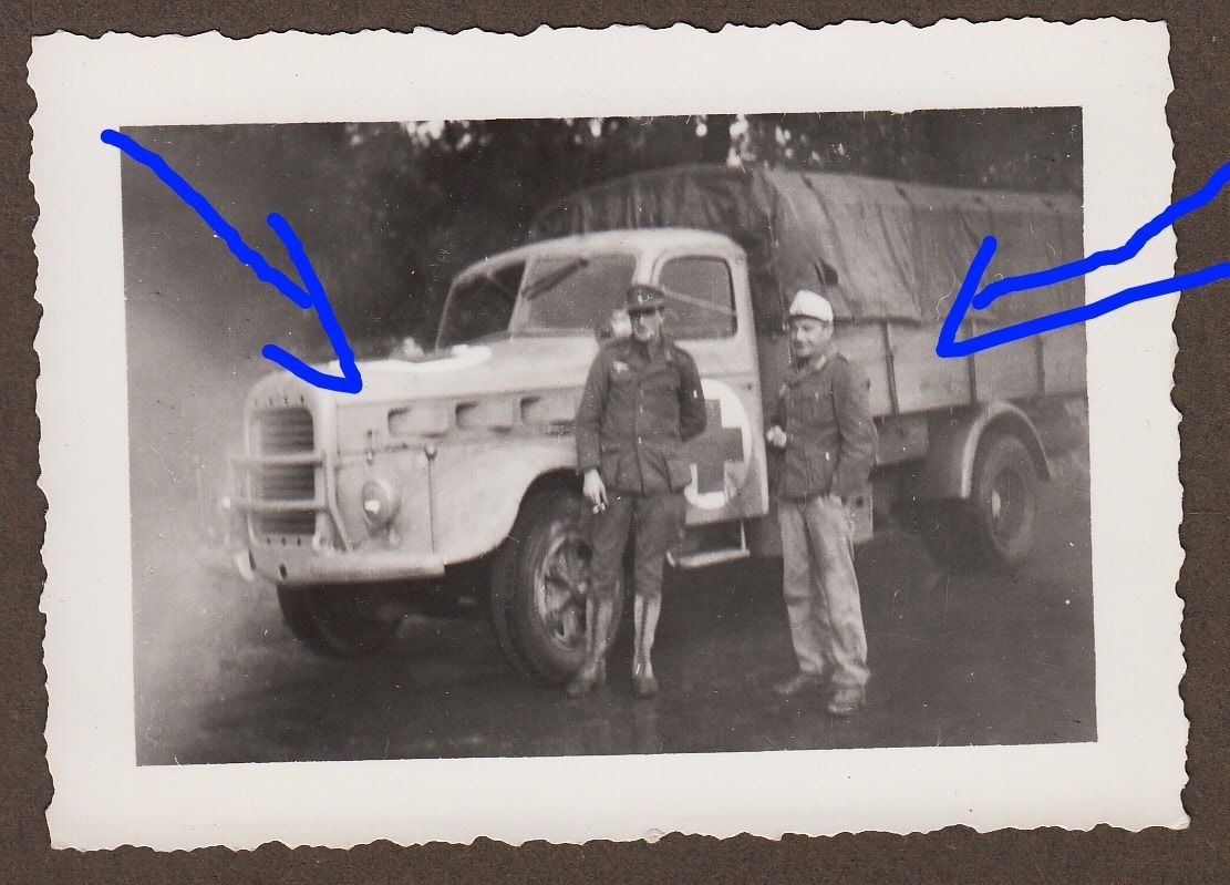 Beute Fahrzeug Lkw Sanitätsfahrzeug in Afrika Af