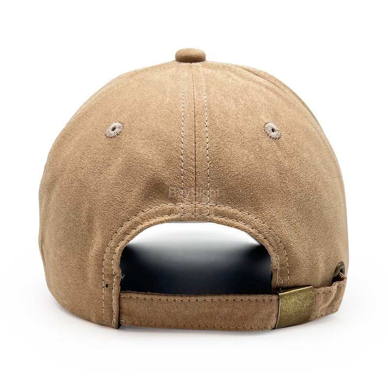 suede unisex baseball cap buckle adjustable