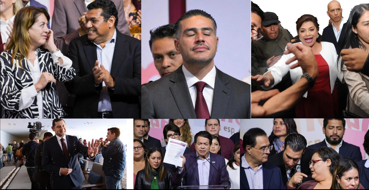 (Fotogalería) Lágrimas y risas en Morena al designar a sus 9 virtuales candidatos