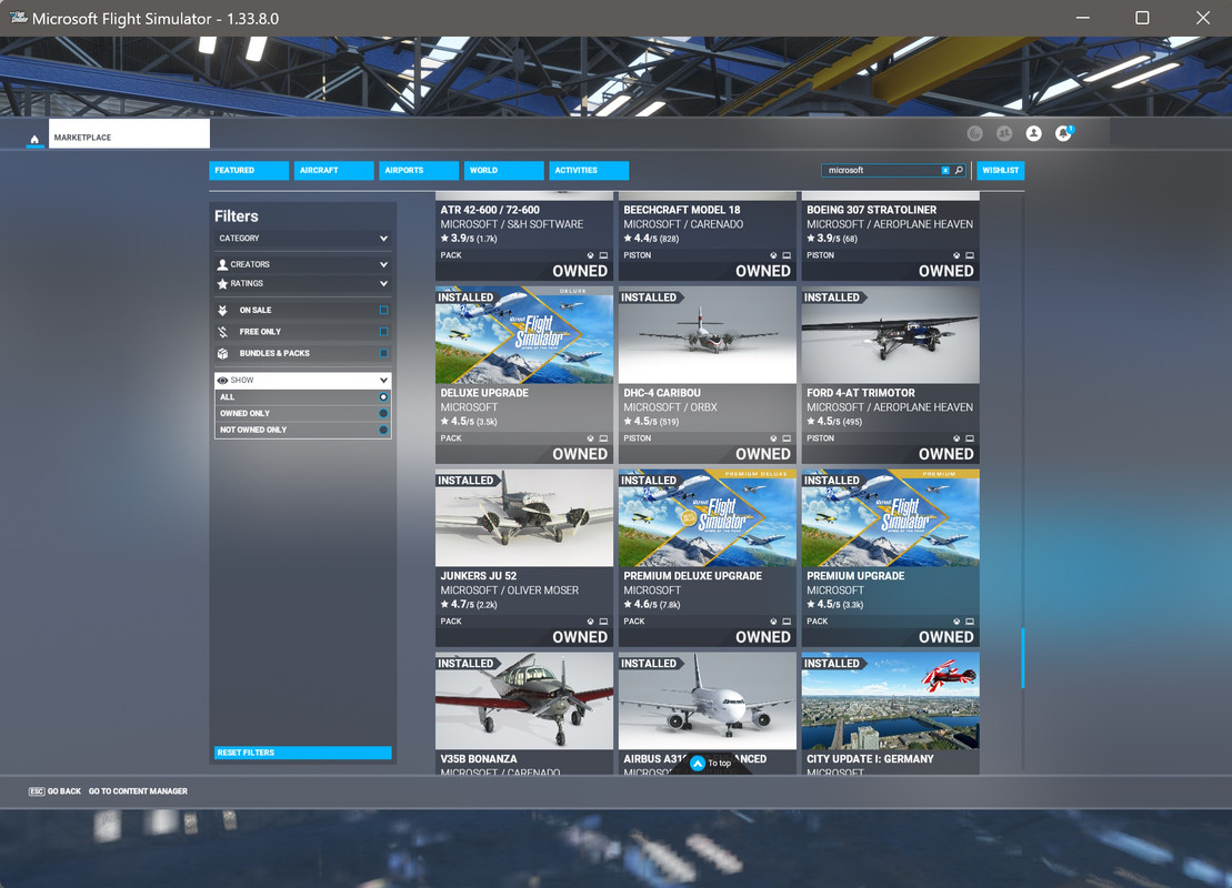 MSFS2020 Upgrade Microsoft Flight Simulator (2020/2024) The AVSIM
