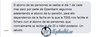 confirmación pago pensión openbank agosto 2022