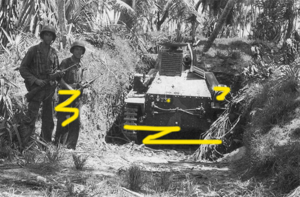 Imperial Japanese Navy (IJN) tank Ha-Go, Makin A