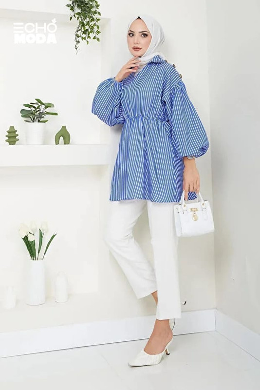 أحدث تفصيلات البلوزات الطويلة للمحجبات بتصاميم تجمع بين الراحة والأناقة. أحدث تفصيلات البلوزات الطويلة للمحجبات بتصاميم تجمع بين الراحة والأناقة.