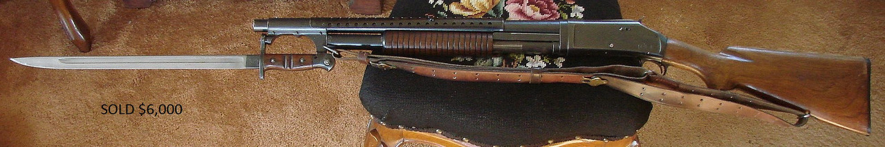 Winchester M97 Trench Gun with the bayonet