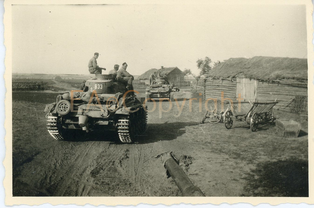 Panzer III Tank Kämpfe Russland 18. Panzerdivisi