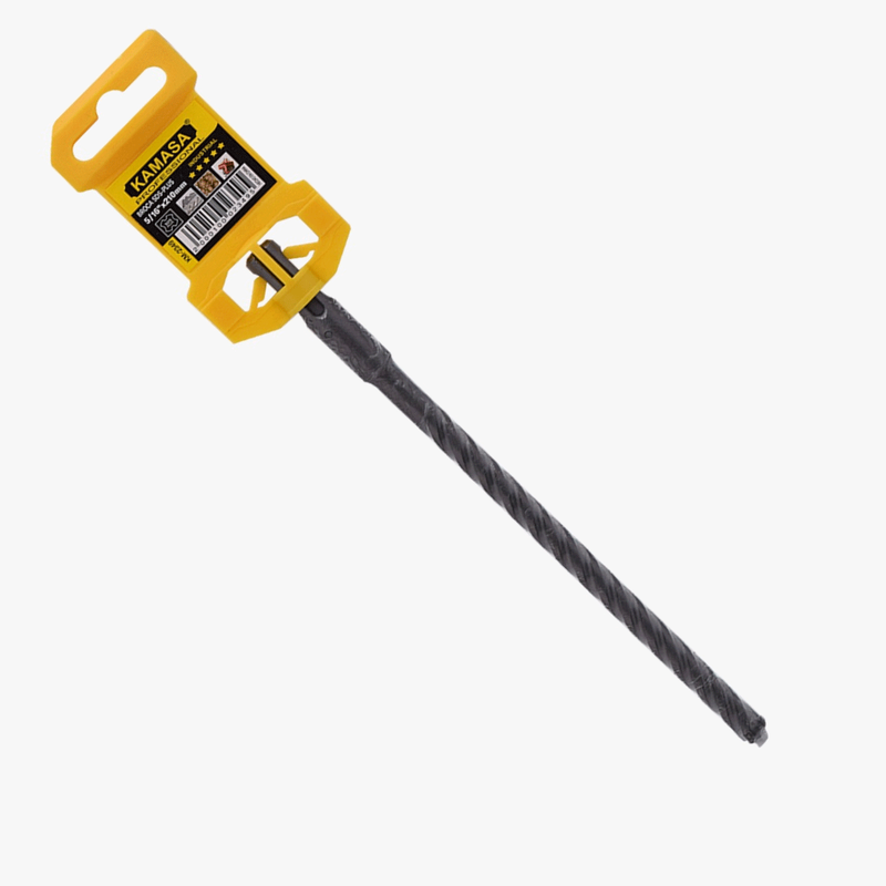 BROCA SDS-PLUS CON 4 ARISTAS DE CORTE 1/2"x310mm 3 ESTRELLAS KAMASA