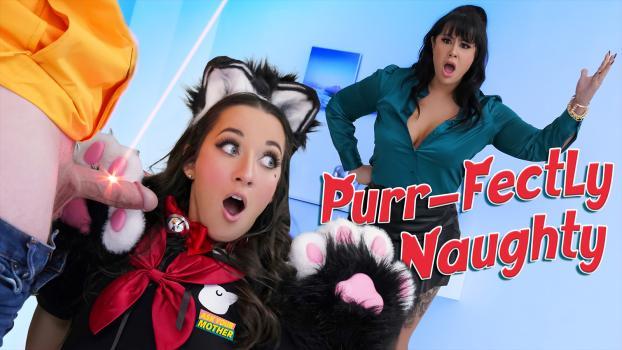 AskYourMother – Freya von Doom, Misty Meaner – Stop It! Angry Stepmom Fucks Neko Girl and Horny Stepson