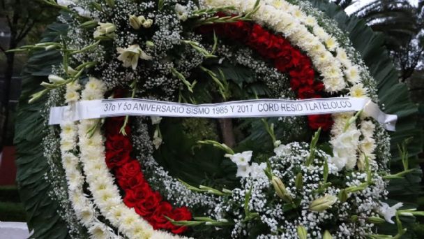 En Tlatelolco recuerdan a víctimas del Terremoto de 1985 y 2017; Realizan misa en su honor